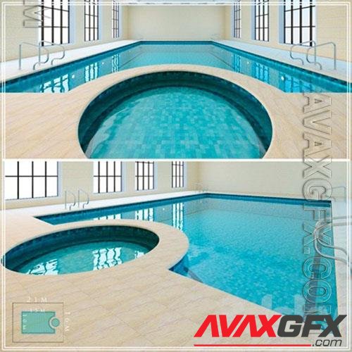 Swimming Pool 3 interior 3D Model