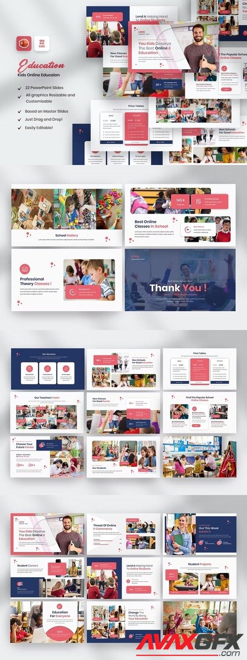 Orge Education PowerPoint Presentation Template [PPTX]