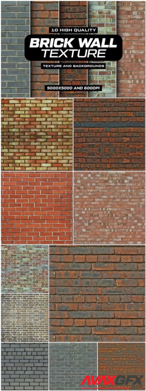 10 Brick Wall Texture Pack