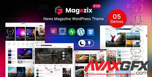 ThemeForest - Magezix v1.0.4 - Newspaper & Magazine WordPress Theme/38359538
