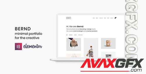 ThemeForest - Bernd v3.0.0 - Minimal WordPress Portfolio Theme/22075484