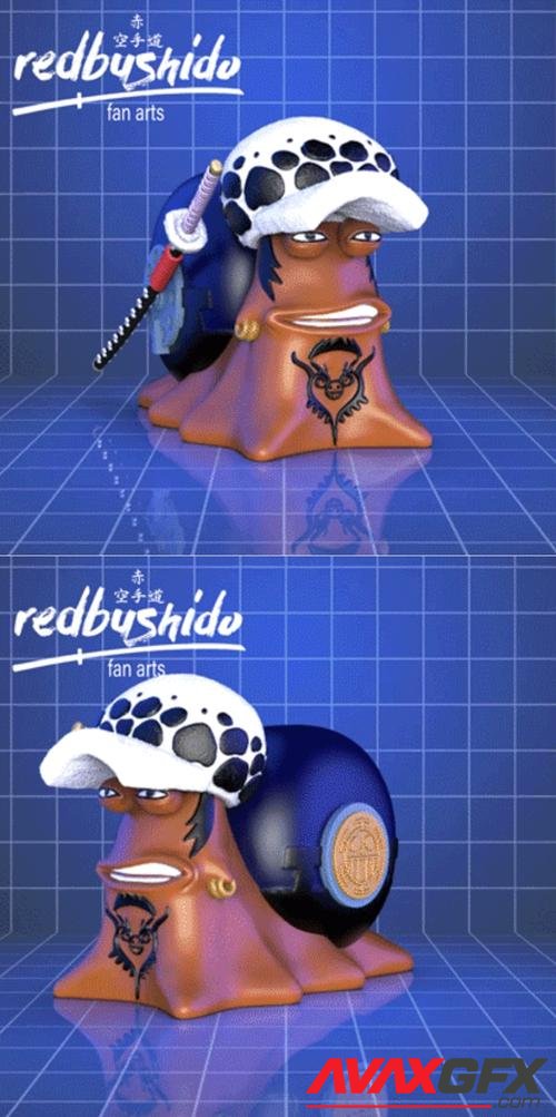 Trafalgar Law Den Den Mushi - One Piece Fan Art 3D Print