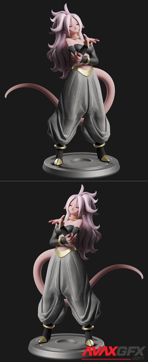 Android 21 Majin Figure 3D Print