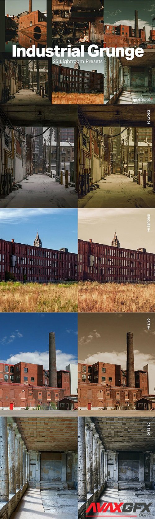 20 Industrial Grunge Lightroom Presets - 43839945 - 12781622