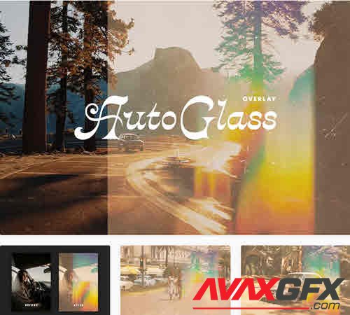 Retro Auto Glass Photo Effect - 12722850