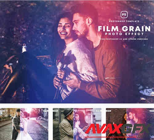 Film Grain Photo Effect - E9EYLTM