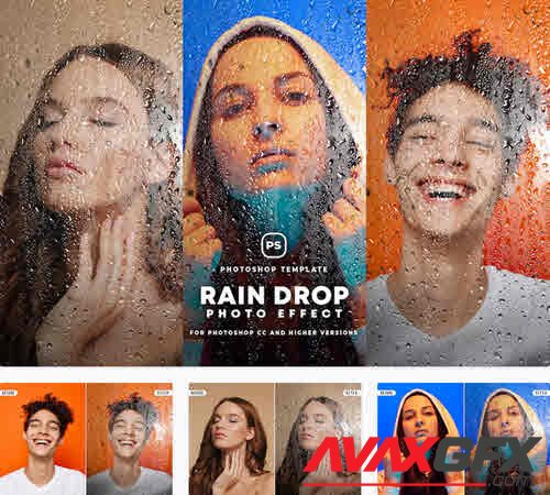 Rain Drop Photo Effect - RCBVRLA