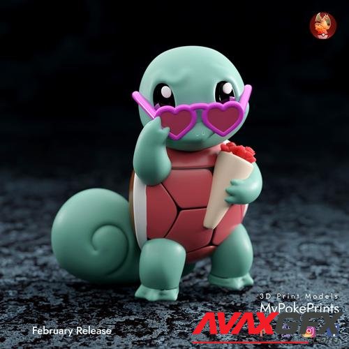 V day Squirtle 3D Print