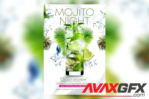 Mojito Night Flyer [PSD]