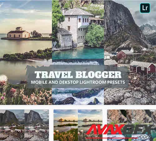 Travel Blogger Lightroom Presets Dekstop Mobile - R8NEBGQ