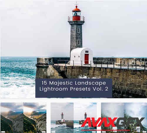 15 Majestic Landscape Lightroom Presets Vol. 2 - Q3EL2KN