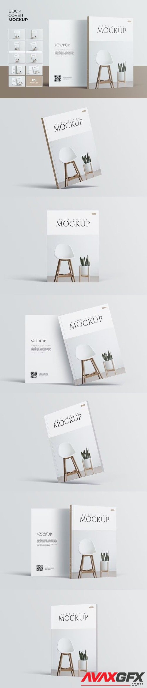 Book Cover Mockup [PSD]