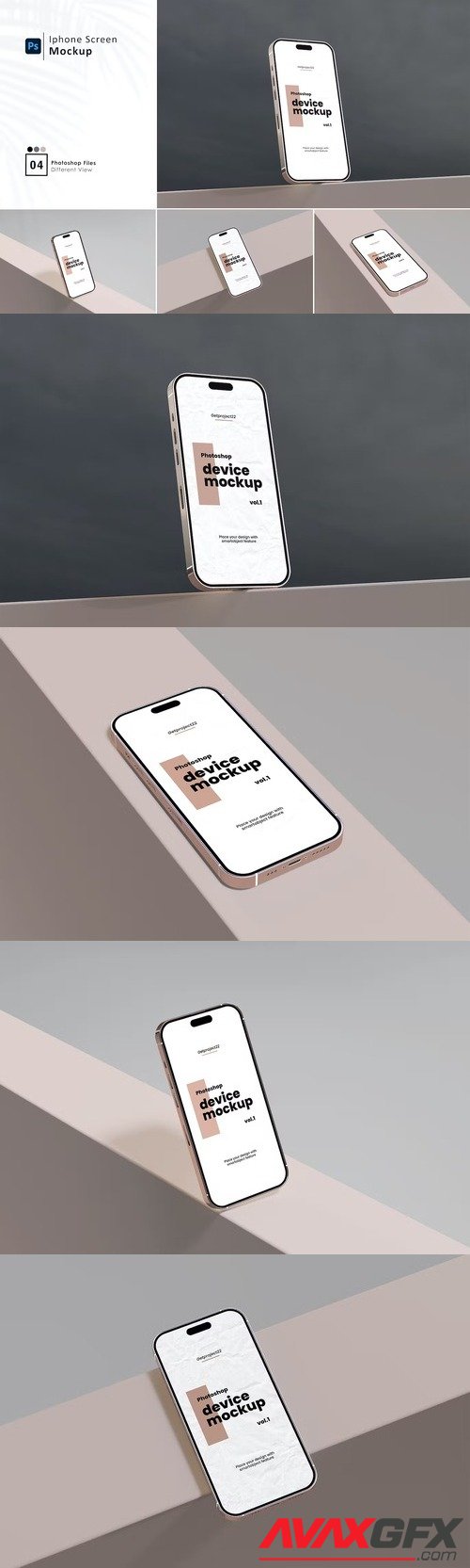 Perspective Iphone - Mockup [PSD]
