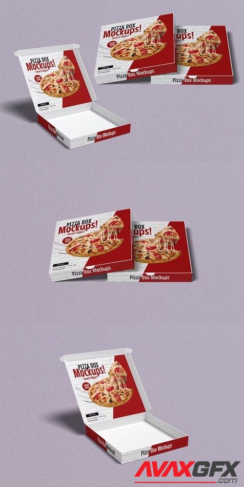 Pizza Box Mockups [PSD]