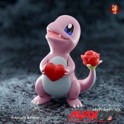 Valentine Charmander 3D Print