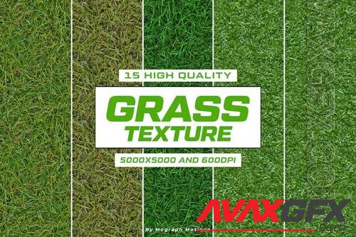 15 Grass Textures Pack