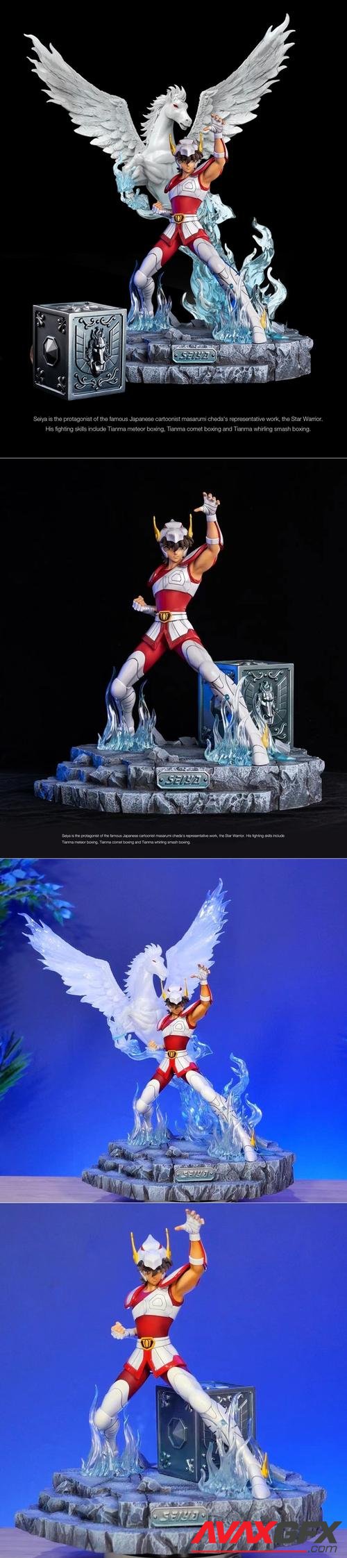 Seiya and Pegaso 3D Print