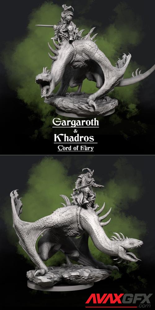 Gargaroth and Khadros - Lord of Fury 3D Print
