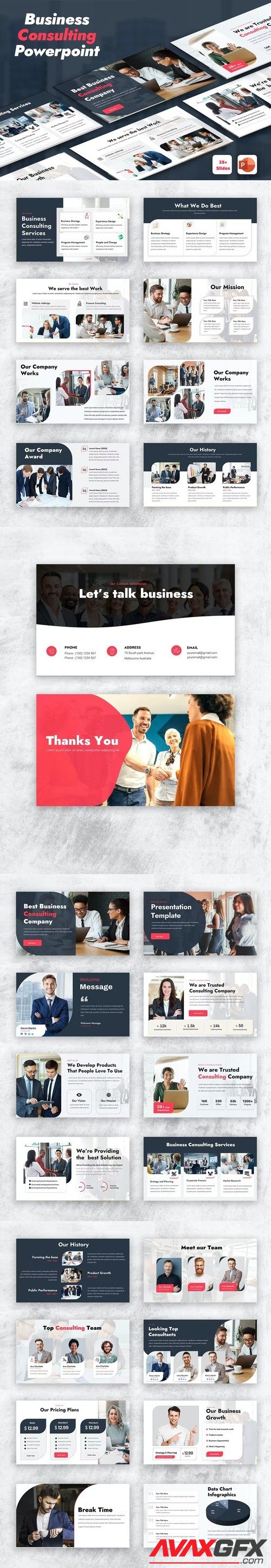 Business Consulting PowerPoint Template [PPTX]