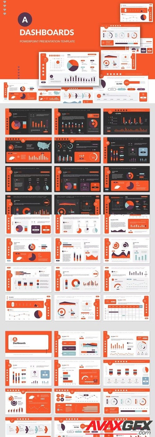 A Dashboards PowerPoint Presentation Template [PPTX]