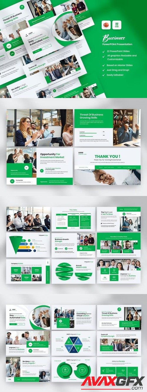 Poley Business PowerPoint Presentation Template [PPTX]