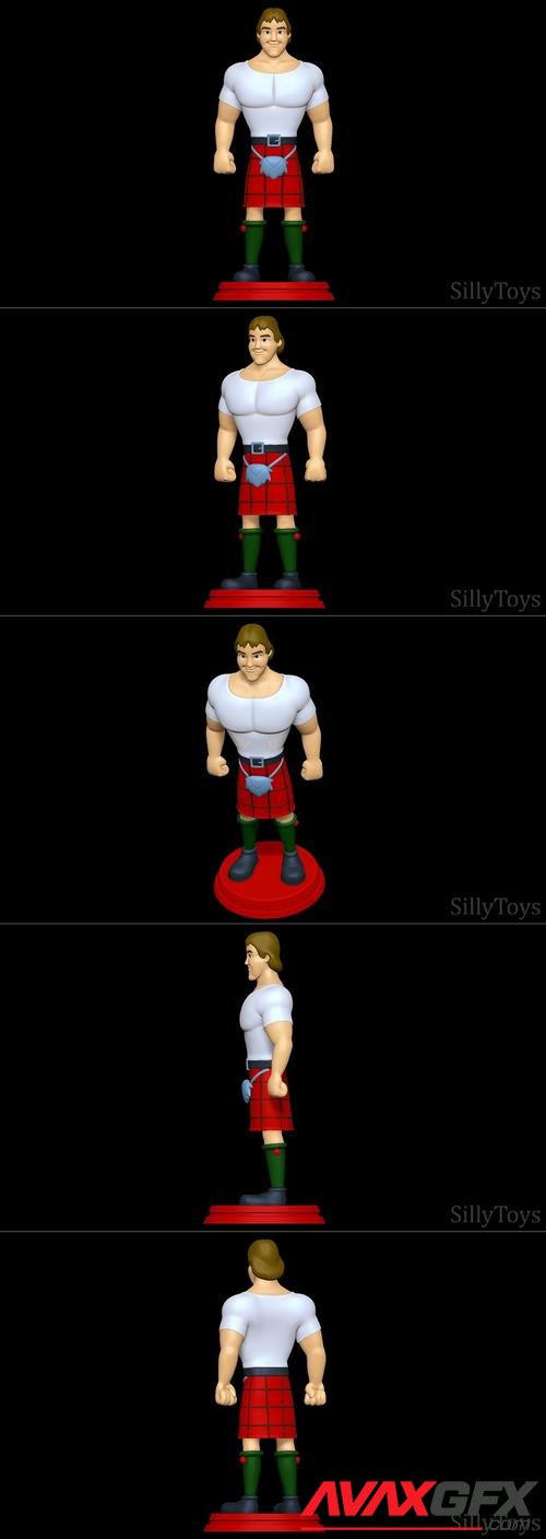 Roddy Piper 3D Print