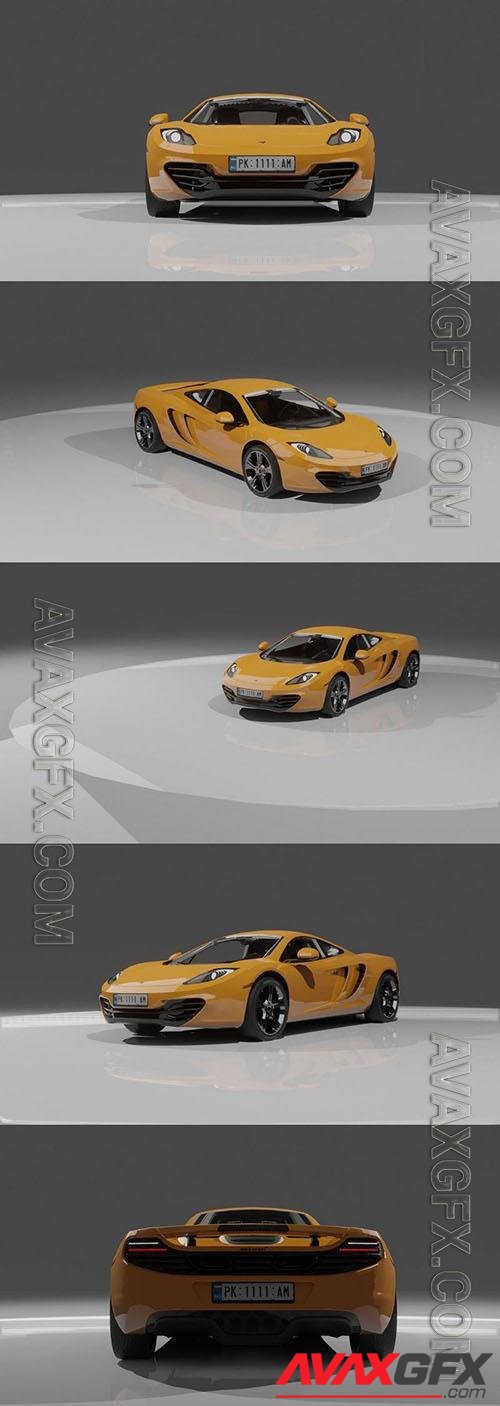 Mclaren Car - 3D Model