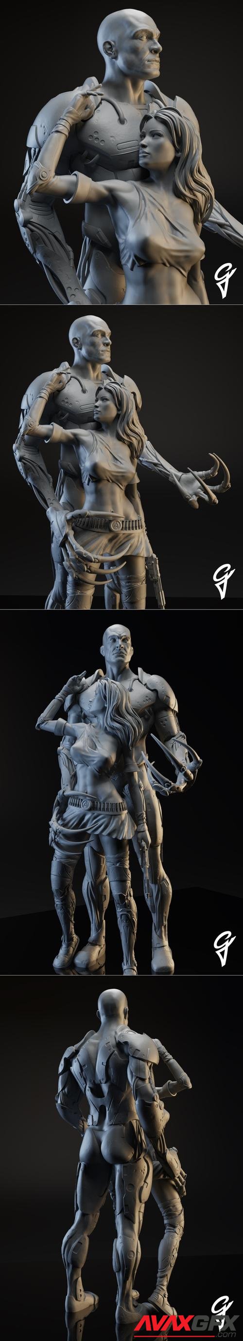 Aphrodite IX diorama - Gsculpt Art 3D Print