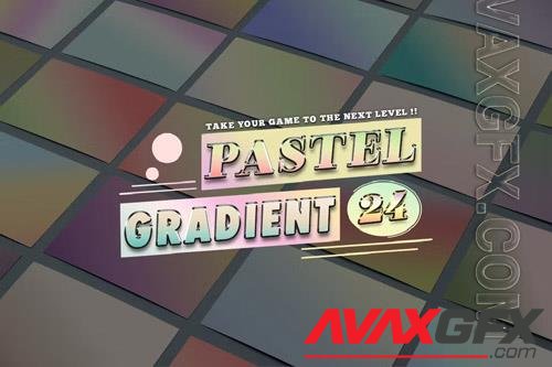 24 Pastel Gradients Photoshop [GRD]