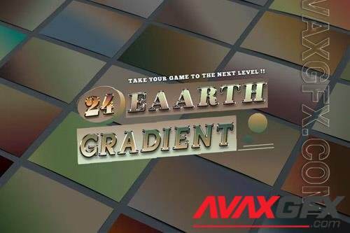 24 Earth Gradients Photoshop [GRD]