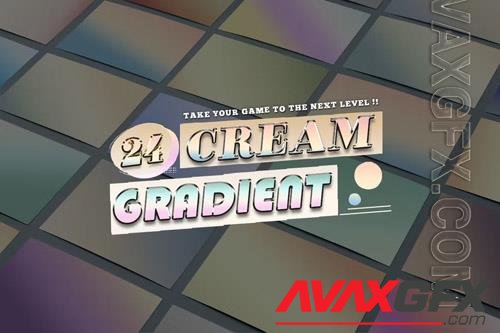 24 Cream Gradients Photoshop [GRD]