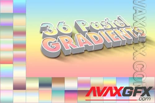 36 Pastel Photoshop Gradients [GRD]