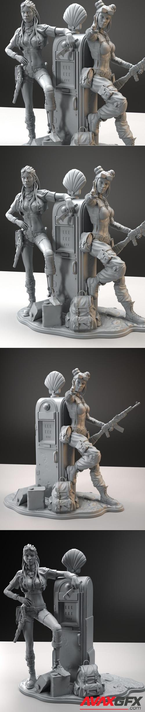 The Twins Project - Gsculpt Art 3D Print