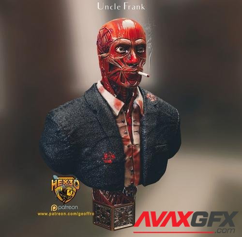Hex3D - Hellraiser Uncle Frank 3D Print