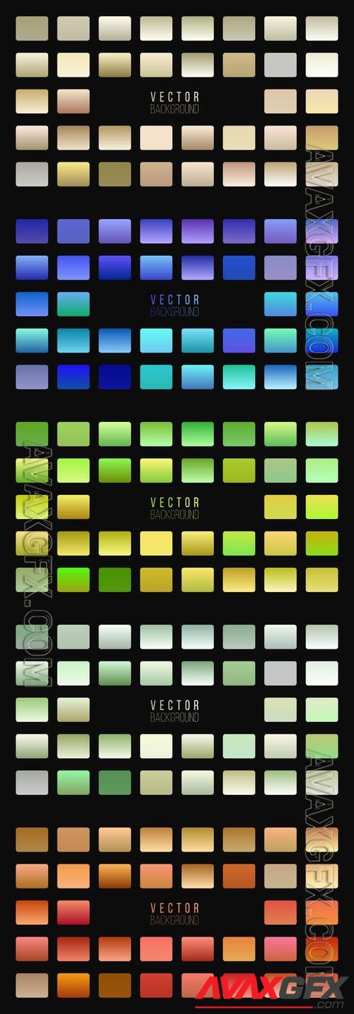 Big set vector swatches gradient [EPS]