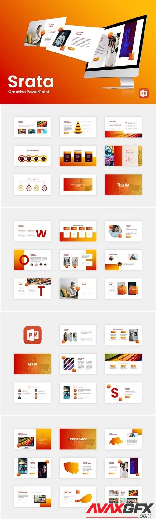 Srata - Creative PowerPoint Template [PPTX]