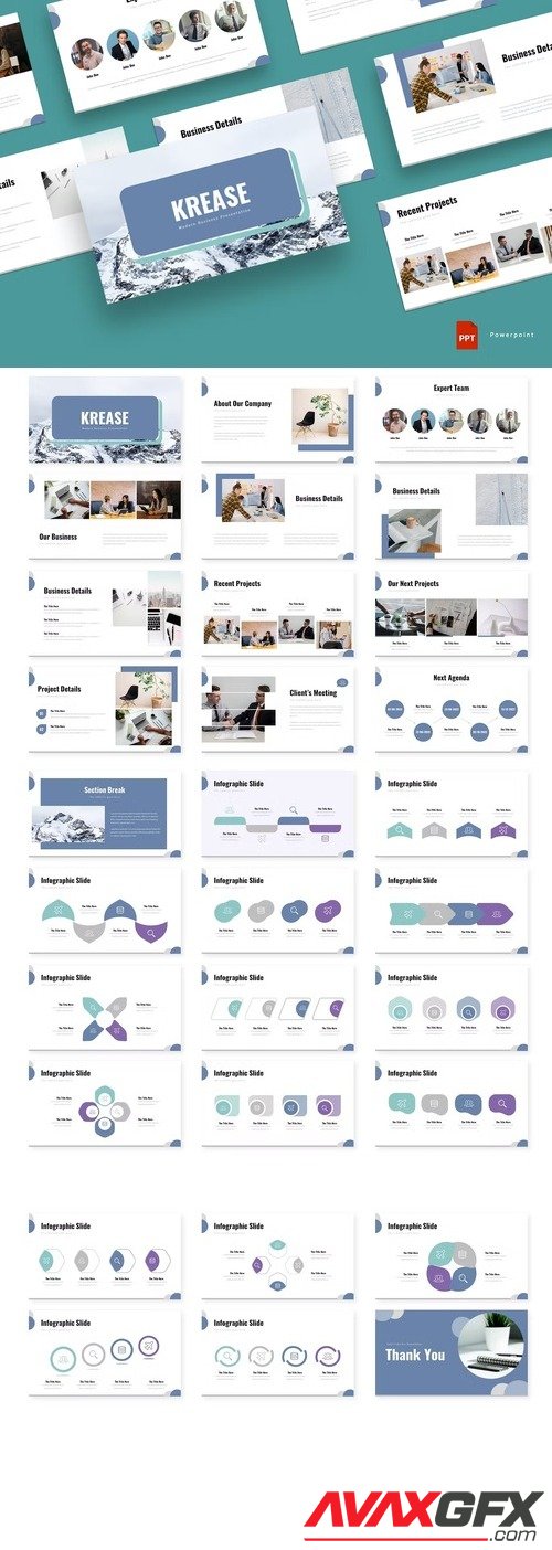 Krease - Powerpoint Template [PPTX]