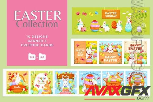 Easter Holiday Vector Collection [EPS]