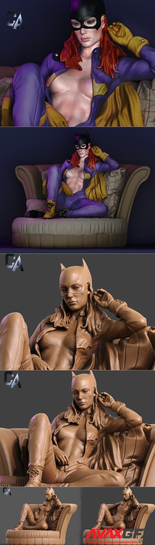 Batgirl - Ca 3d Studios 3D Print