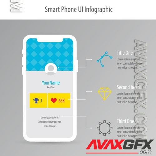 Mobile Phone UI Infographic Layout 238960560 [Adobestock]
