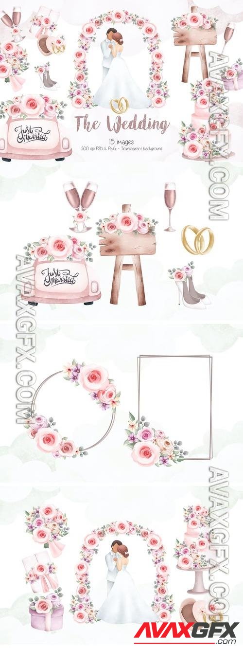 The Wedding Clipart [PNG]