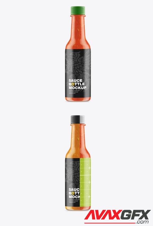 Glass Sauce Bottle Mockup 480214154 [Adobestock]