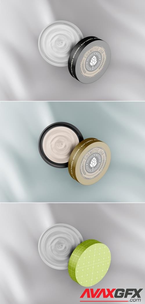 Cream Cosmetic Jar Mockup 479860887 [Adobestock]