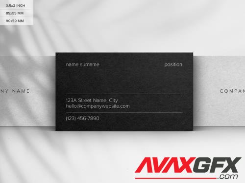 Business Card Mockup Design 478397605 [Adobestock]