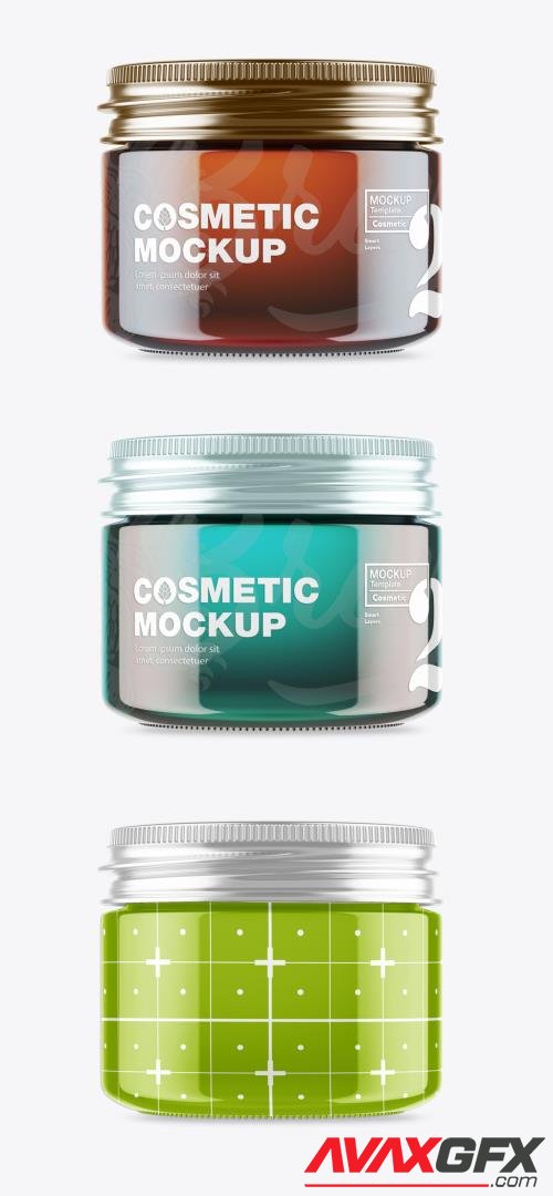 Amber Cosmetic Jar Mockup 476665577 [Adobestock]