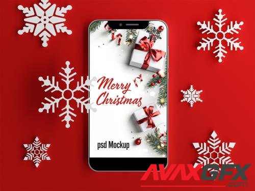 Christmas Phone Mockup 475187754 [Adobestock]