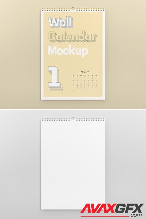 Wall Calendar Mockup 473630205 [Adobestock]