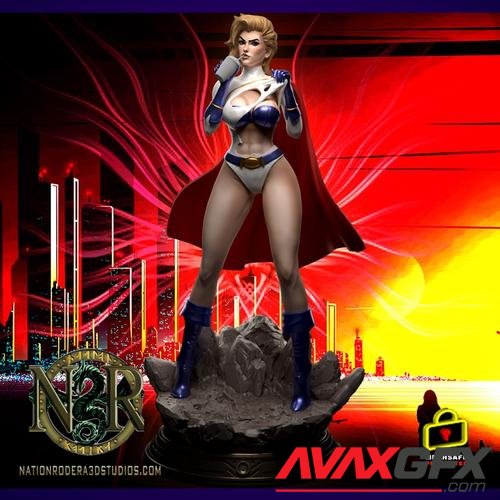 Power Girl - Nation Rodera 3D Print