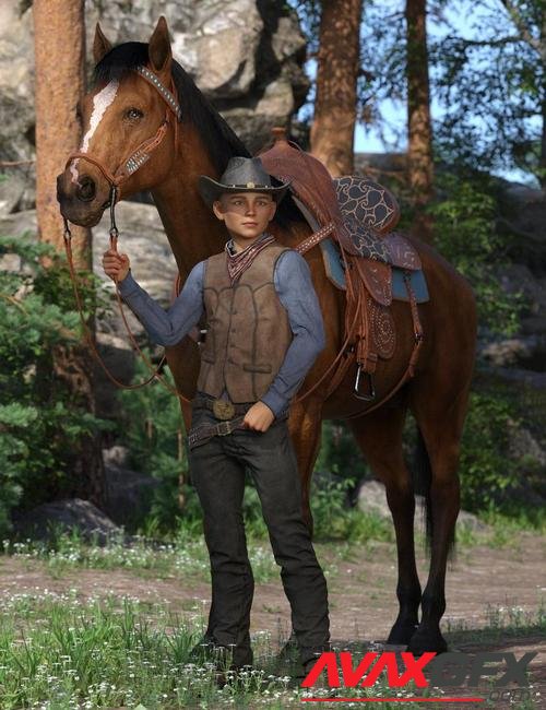 Western Horse Tack for Daz Horse 3