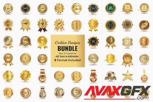 Golden Luxury Badges Collections - 7137271